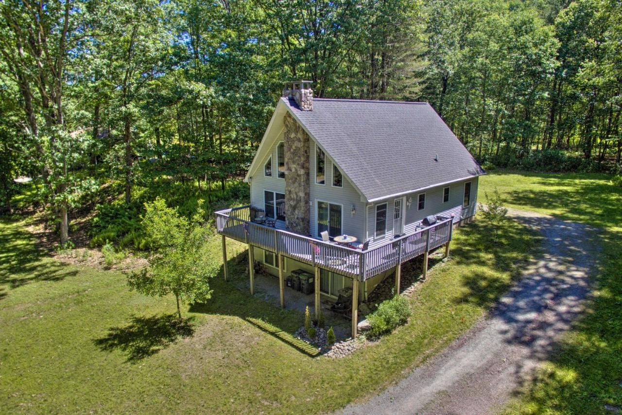 Spacious Home With Deck, Grill And Delaware River View Callicoon Exteriör bild