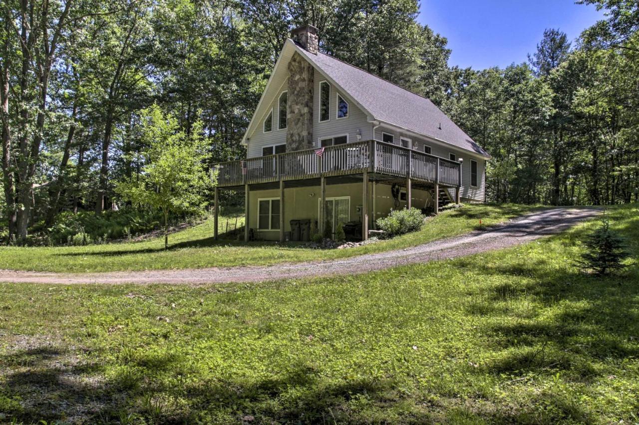 Spacious Home With Deck, Grill And Delaware River View Callicoon Exteriör bild